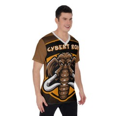 Cybert Ron All-Over Print V-Neck T-Shirt