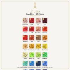 Brooklyn Fabric by the Yard — 48 Colors, 145 GSM Lightweight, 57/59″ Wide