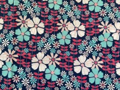 Lined Packed Floral Quilters Showcase Cotton Fabric By the Half Yard 18″ x 44″