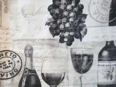 JOANN SNUGGLE FLANNEL Sewing Fabric CHEERS Champagne & Wine RARE 1YX42″ NEW