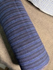 Vintage Chinese Homespun Cotton Fabric Old Stock by the Yard 17in Wide