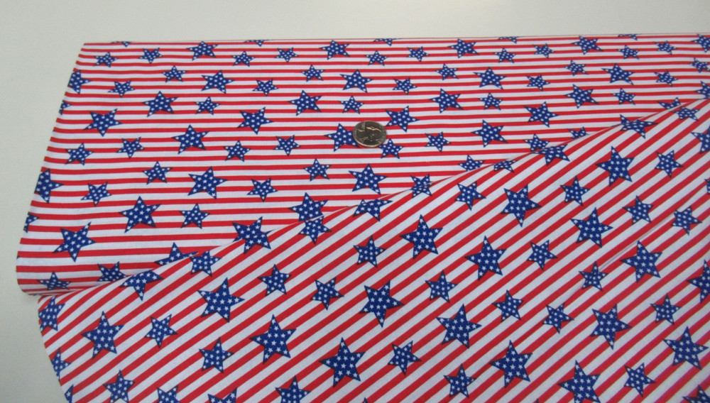 Fabric Traditions quilt-craft fabric STARS & STRIPES patriot 10 yds (16438) Bolt