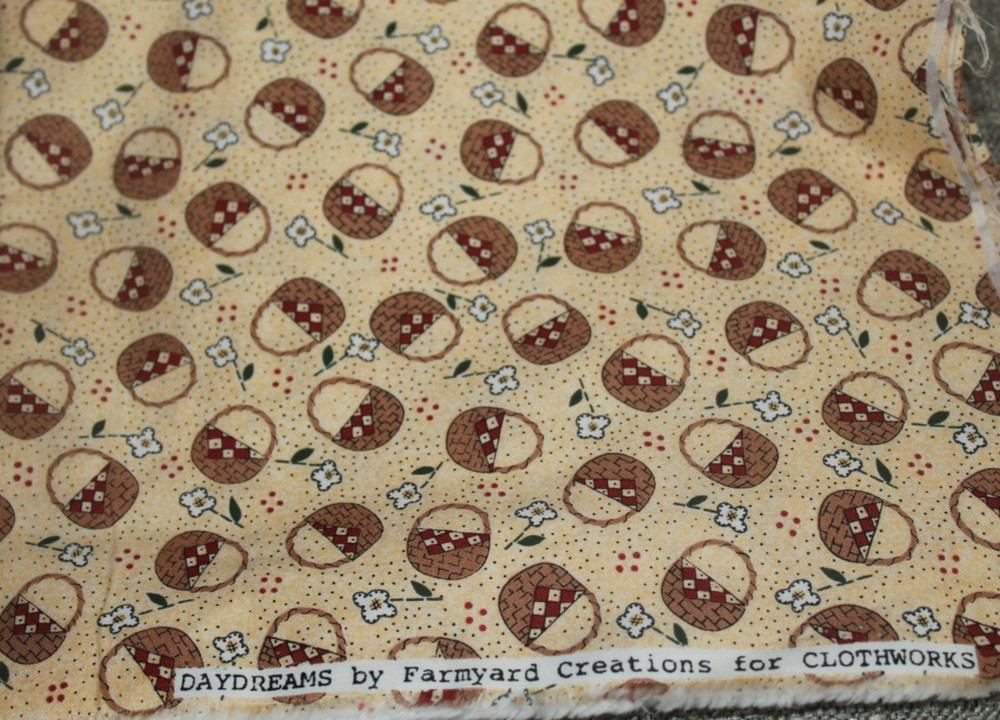 1 Yard- Daydreams by Farmland Creations – Clothworks #3014-1 100% cotton