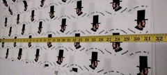 Abraham Lincoln Fabric Illinois Jaycees Printed Polyester DISCO Fabric 2 yards