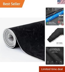 Versatile Black Suede Headliner Fabric 98″ L × 60″ W – Ideal for Cars, RVs & DIY