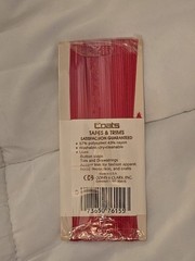 Coats Middy Braid 128 Red Coats & Clark Polyester Rayon 4 Yards VTG