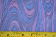 By 1/2 Yd, 45″ Wide, Lavender & Blue Print Cotton-Blend, B1148