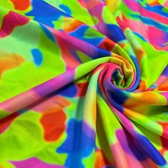 Swimwear Fabric Abstract Multicolor Print Nylon Spandex 4 Way Stretch by yard