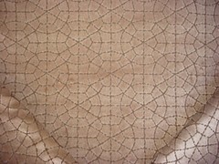 5-7/8Y Donghia Sahco 600087 Mosaic Golden Spanish Tile Velvet Upholstery Fabric