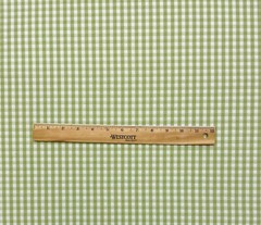 BALLARD DESIGN TILLIE GINGHAM KIWI InsideOut® MULTIPURPOSE FABRIC 2.3 YARD 56″W