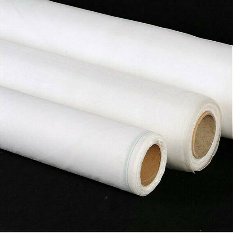 35-250 Micron Hole Fine Filter Mesh Nylon Fabric Net Material Strain 2M