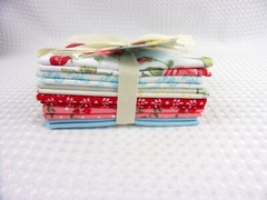 Pioneer Woman 6pc SWEET ROSE Fat Quarter Bundle 18″ x 21″ 100% Cotton Quilt