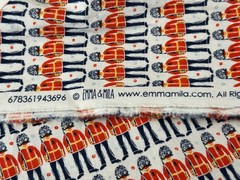 British Royal Guards Fur Caps Fabric Remnant Emma & Mila 33″ x 42″ Preowned