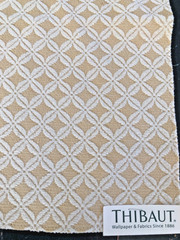 THIBAUT Bernard in Yellow 16 3/4″ Textural Fabric Sample + small extra