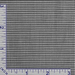Black Houndstooth Dogstooth Fabric by Yard for Shirting Quilting Apparel & Craft