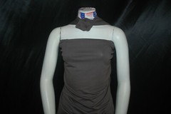 Viscose Spandex Jersey Knit fabric Italian jersey Light Brown 9 oz by the yard