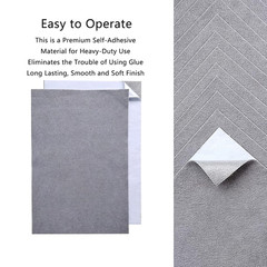 Jtnohx Self Adhesive Felt Sheets, 12 Pieces Felt Fabric with Adhesive Backing, 8
