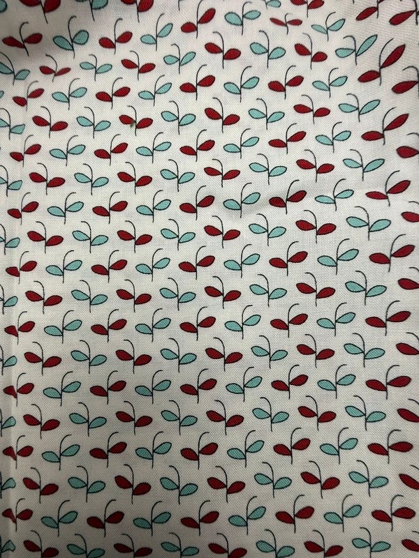 Moda Feed Company Sweetwater Vanilla Multi Cotton Quilt Fabric Rare OOP 1 yard