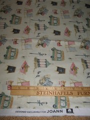 Joann Cotton Fabric Summer Picnic Ice Cream 1.5+ yds Quilt Crafts Quality CLEAN