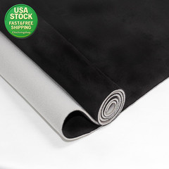 Suede Headliner Fabric Foam Backing Black 96X60 Automotive Interior Repair