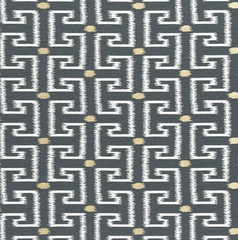 Thibaut Geometric Greek Key Upholstery Fabric- Rhodes / Pebble 1.80 yds W74234