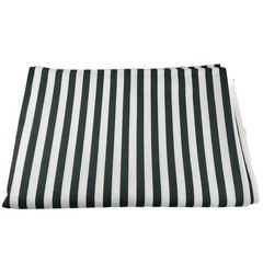 Home Decor Fabric Black and White Half Inch Strips 2 Yards x 58″ Wide