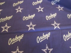 DALLAS COWBOYS NFL 100% COTTON Blue White Star 1994 BTY x 60
