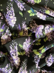 Authentic Top Italian designer Viscose luxury dress Fabric. Made in Italy
