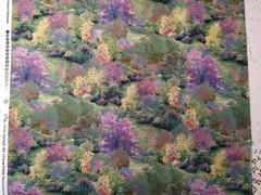 REMNANT David Textiles Fabric Thomas Kinkade Spring Orchard Flowering Tree 13×22