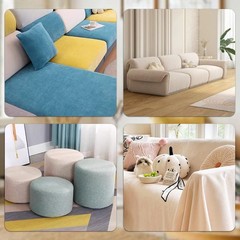 58″ x 80″ Chenille Fabric Soft Luxury for Home Decor Fashion Beige