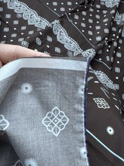 Miu Miu Motif 100% Cotton Fabric | 55” Wide By The Yard | Dress Scarf