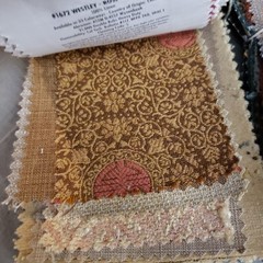 80pc Loose Fabric Samples 4x9in Fabric Swatches Various Patterns (f)