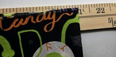Hobby Lobby Halloween Fabric Black Background Ghosts Witch Shoe Pumpkin 1-7/8yd+