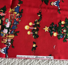 2 Yards 44″ Wide Christmas Tree Fabric By Nicole DeLeon For Alexander Henry