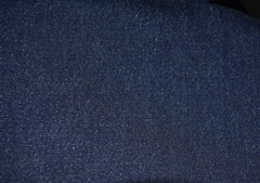 SOLID BLUE DENIM COTTON BLEND FABRIC 36X54 INCHES 1 YARD