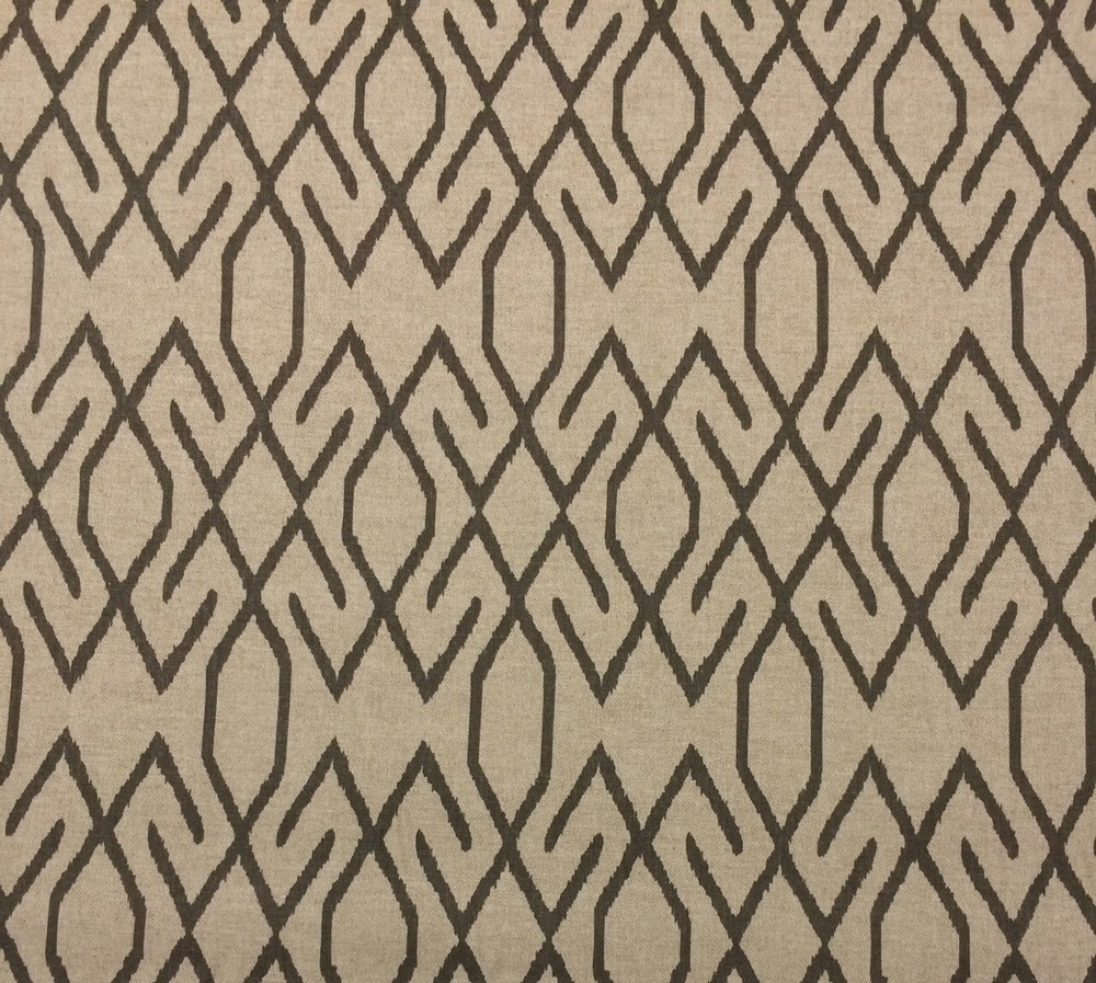 LACEFIELD DESIGNS ZOE ZINC GRAY KEIRA GEOMETRIC GATE FABRIC BY THE YARD 54″W