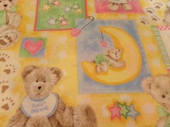 23″ x 44″ VINTAGETHE BOYDS COLLECTION SWEET DREAMS/YELLOW NEW COTTON #9315