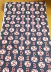 BOSTON RED SOX FABRIC 1/2 yard Cotton MLB baseball material 57″ wide