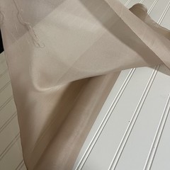 SILK BEIGE, FABRIC 10 Yards x 21 Inches Wide or 360 Inches x 21 Wide