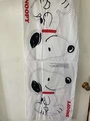VINTAGE 1980’S SNOOPY CUT AND SEW STUFFED 18″ PILLOW PANEL