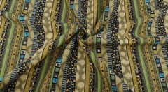 Ethnic Pattern Floral 100% Cotton Fabric 5Pcs Fat Quarters Bundle for Crafting