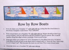 Lot of 5 Quilt Kits Patterns & Fabric Row By Row Boats Sewing Sailing Buttons