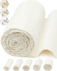 Breathable Cream Cotton Muslin – 10 Yards by 59 Inches for Quilting & Apparel