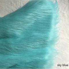 Long Haired Faux Fur Fabric Plush Luxury Cloth Collar Bag Fluffy Background Soft