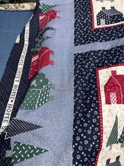 Vtg VIP Cranston Holiday Fabric Panel – 6 Yards X 43 Inches W – Cottagecore