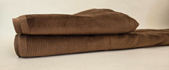 Vintage Golden Brown Wide Wale (8 Wale) Corduroy Fabric – 2 piece lot – NOS