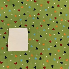 “Hugs And Kisses” By Linda Lum De Bono For Henry Glass Fabrics Hearts OOP 2 Yds