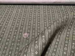 1.75YD PARKER & JULES Birdlip Hunter Colorway 100% Oyster Linen Fabric Belgium