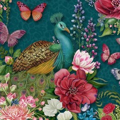 WILD GARDEN by Nicole Tamarin for White Owl Textiles – bty – item #003-919