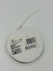 Offray White Satin Ribbon 3/8″ x 18 ft (9mm x 5.4m) 100% Polyester Spool
